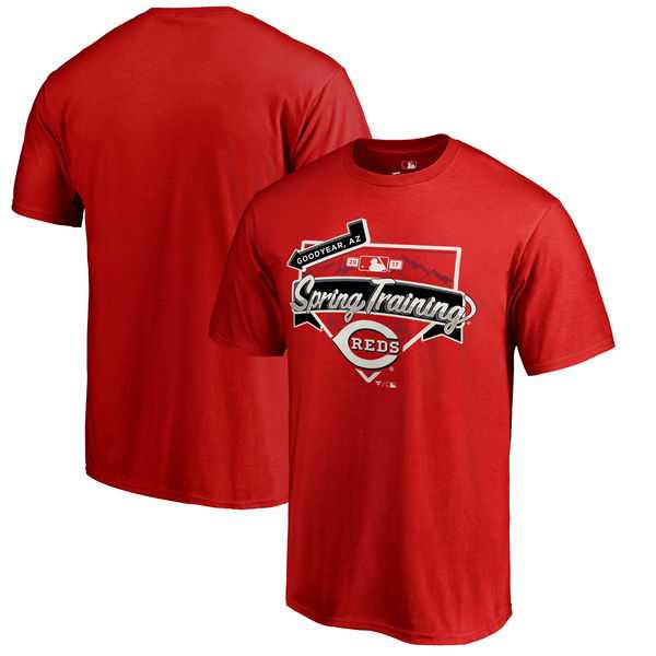 Men's Cincinnati Reds Fanatics Branded Red 2017 MLB Spring Training Logo T-Shirt,We sell and wholesale Men's Cincinnati Reds Fanatics Branded Red 2017 MLB Spring Training Logo T-Shirt on line form chian!